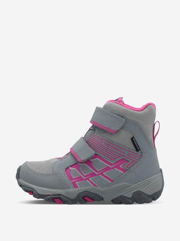 Ботинки утепленные для девочек Merrell Moab FST Polar Mid 2V Wtrpf Ботинки утепленные для девочек Merrell Moab FST Polar Mid 2V Wtrpf